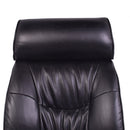 Lincoln Black Leather Desk Chair-Dovetailed &amp; Doublestitched