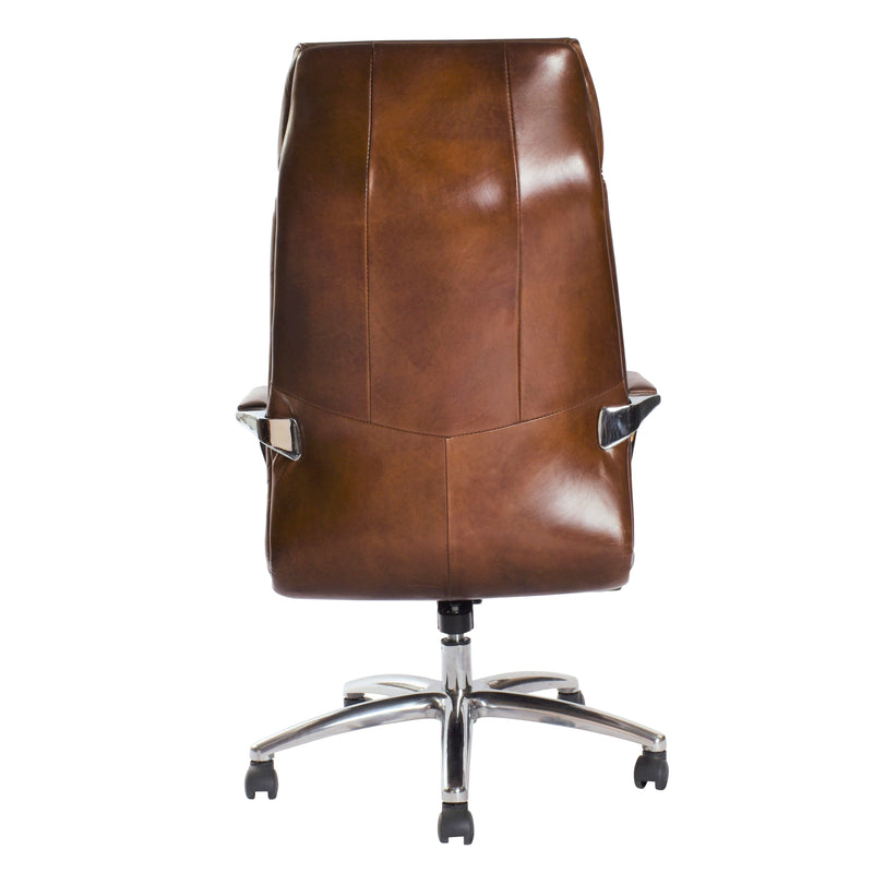 Lincoln Vintage Leather Office Chair-Dovetailed &amp; Doublestitched