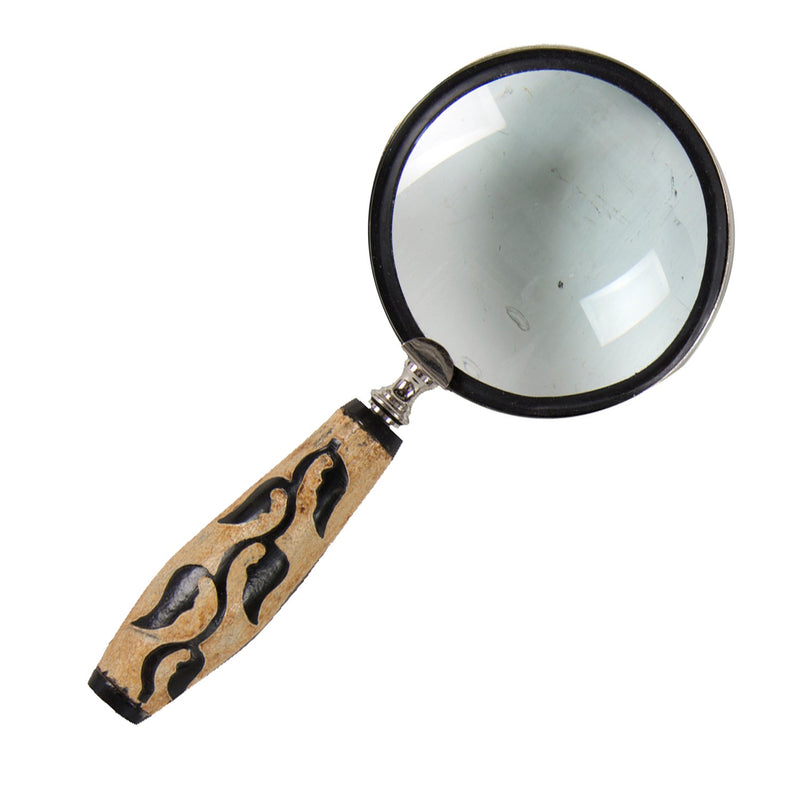 Magnifying Glass - Leaf-Dovetailed &amp; Doublestitched