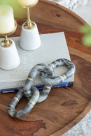 Marble Chain Off Grey-Dovetailed &amp; Doublestitched