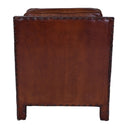 Maverick Rustic Antique Leather Armchair-Dovetailed &amp; Doublestitched