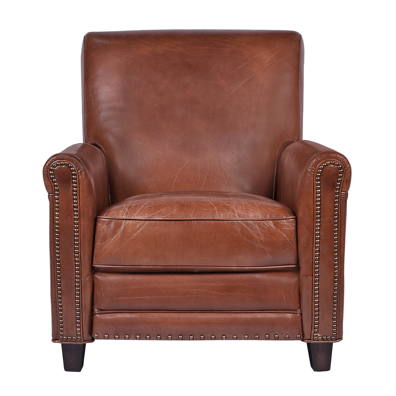 Maxwell Vintage Leather Recliner Chair-Dovetailed &amp; Doublestitched