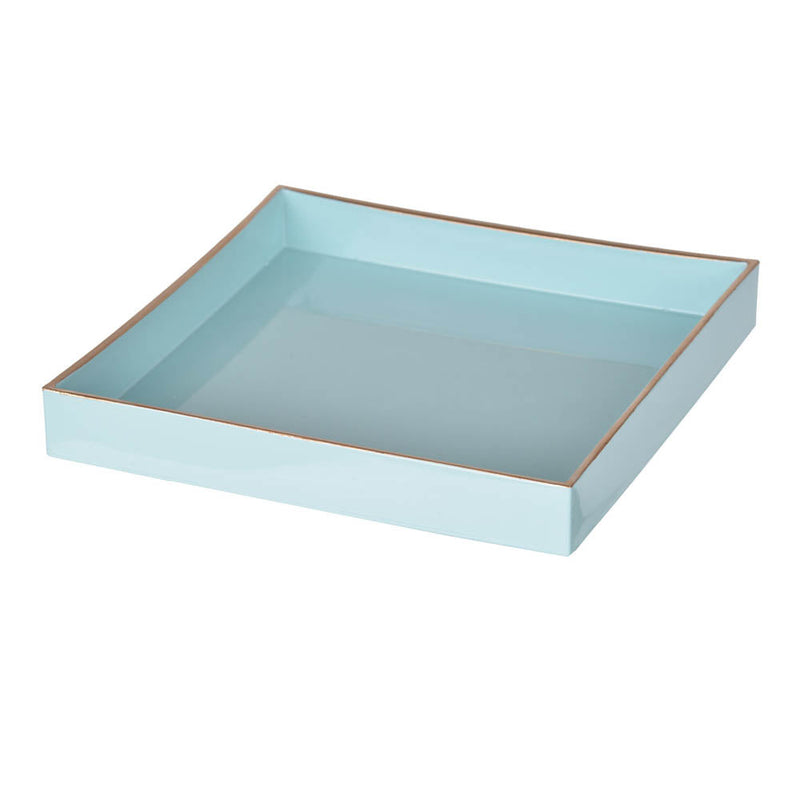 Mimi Square Tray Powder Blue-Dovetailed &amp; Doublestitched
