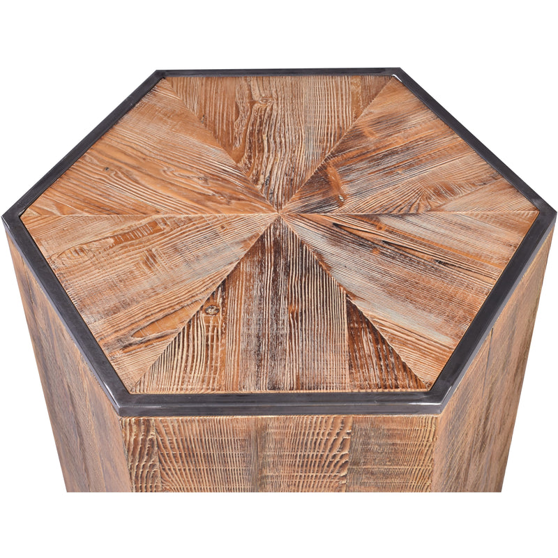 Novella Timber Art Deco Side Table-Dovetailed &amp; Doublestitched