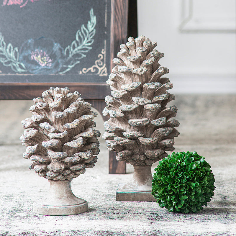 Pine Cone Table Decor Small-Dovetailed &amp; Doublestitched