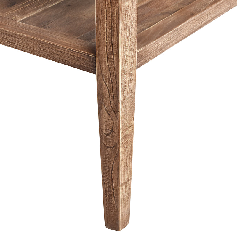 Portland Console with Blue Stone Top-Dovetailed &amp; Doublestitched