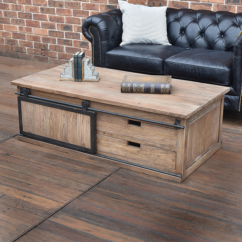Railway Farmhouse Coffee Table-Dovetailed &amp; Doublestitched