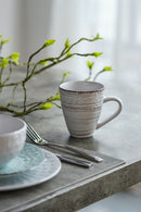 Rustic Fare Mug Cream-Dovetailed &amp; Doublestitched