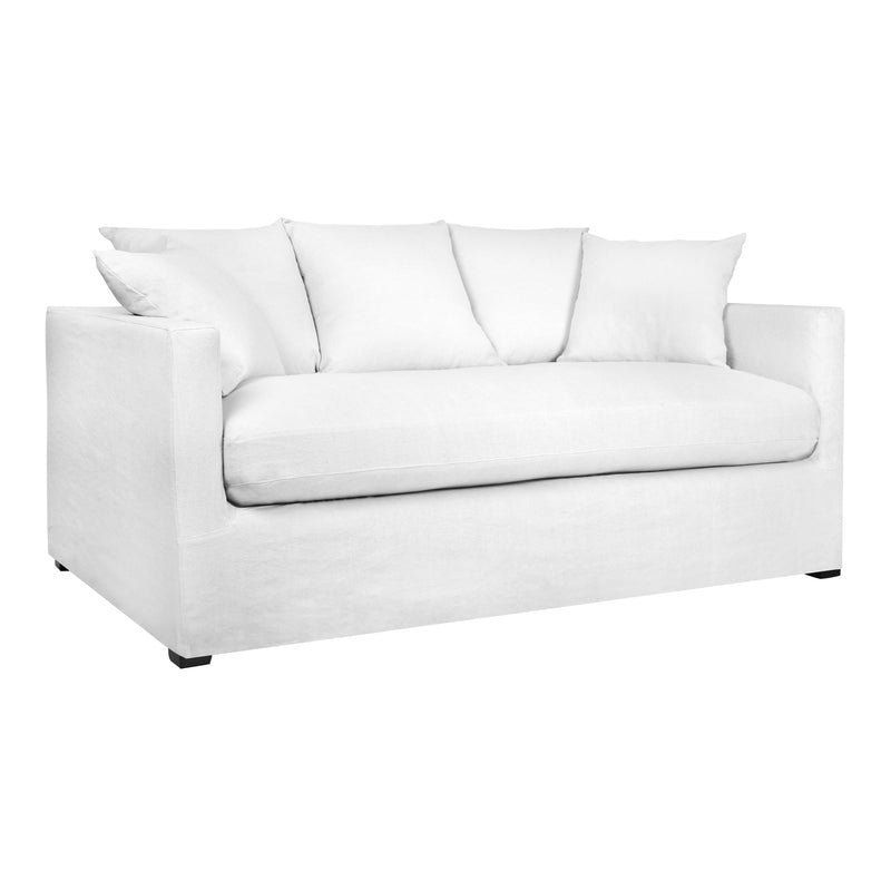 Savoy 2.5 Seater Slip Cover Sofa in Cloud-Dovetailed &amp; Doublestitched