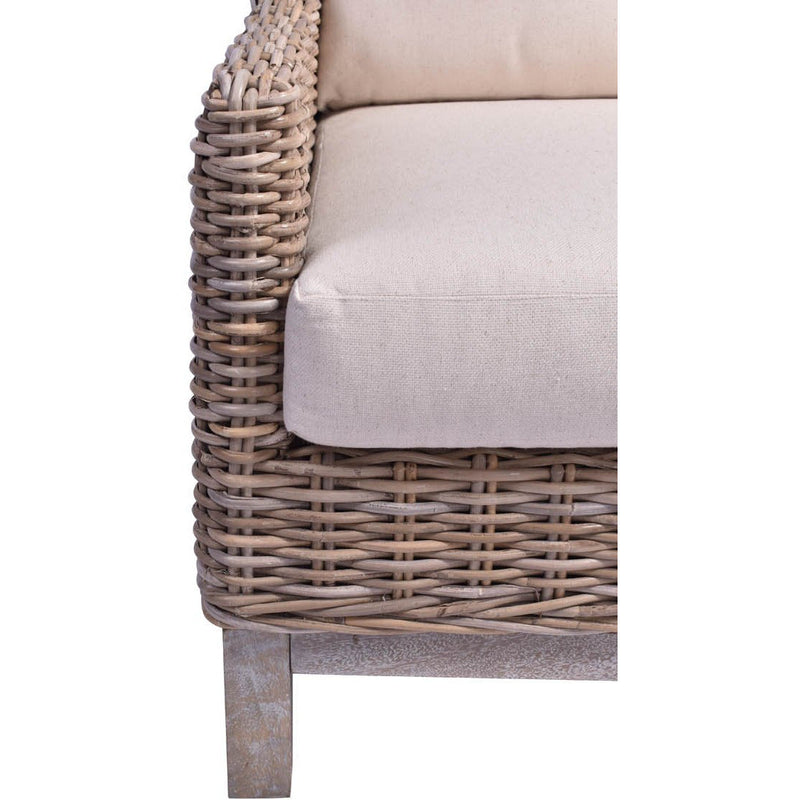 Southport Armchair Greywash-Dovetailed &amp; Doublestitched