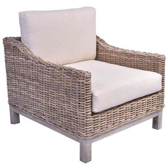 Southport Armchair Greywash-Dovetailed &amp; Doublestitched