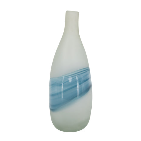 Tall Art Glass Vase