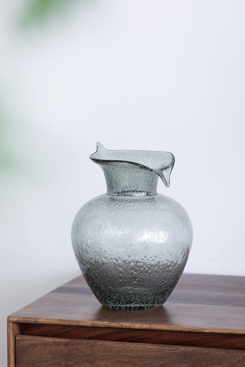 Teardrop Glass Vase-Dovetailed &amp; Doublestitched