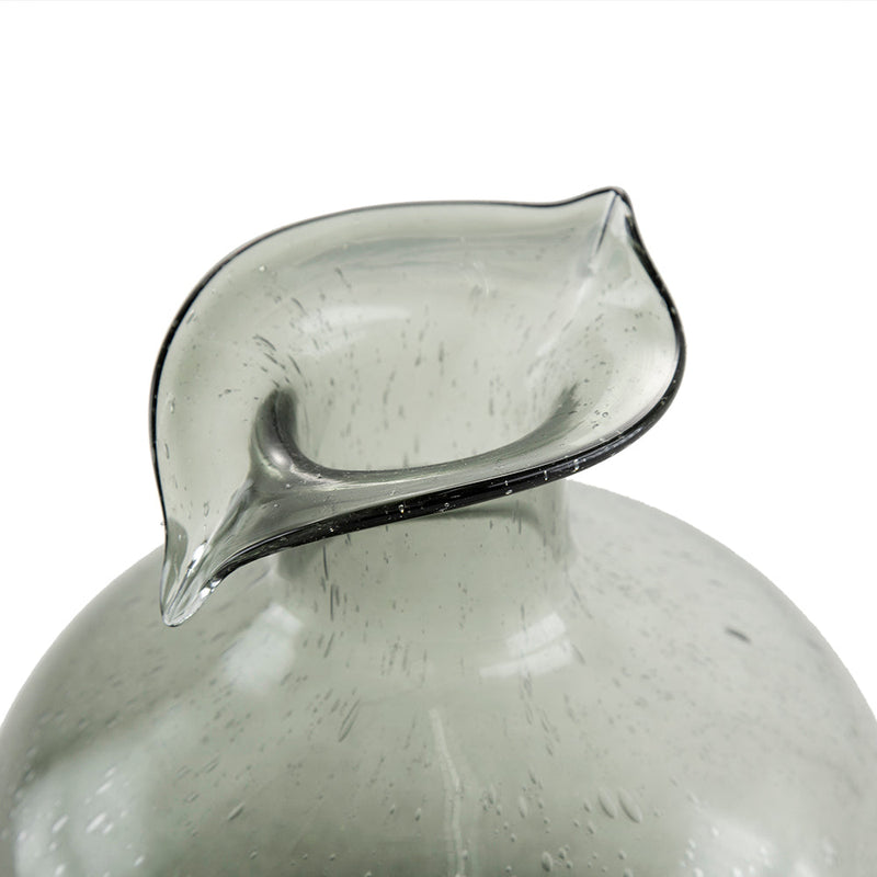 Teardrop Glass Vase Round-Dovetailed &amp; Doublestitched