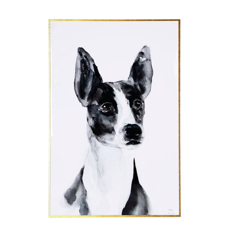 Terrier Wall Art-Dovetailed &amp; Doublestitched