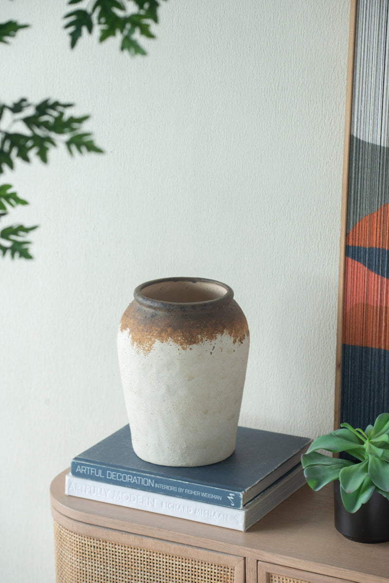 Vintage Ceramic Vase Large-Dovetailed &amp; Doublestitched