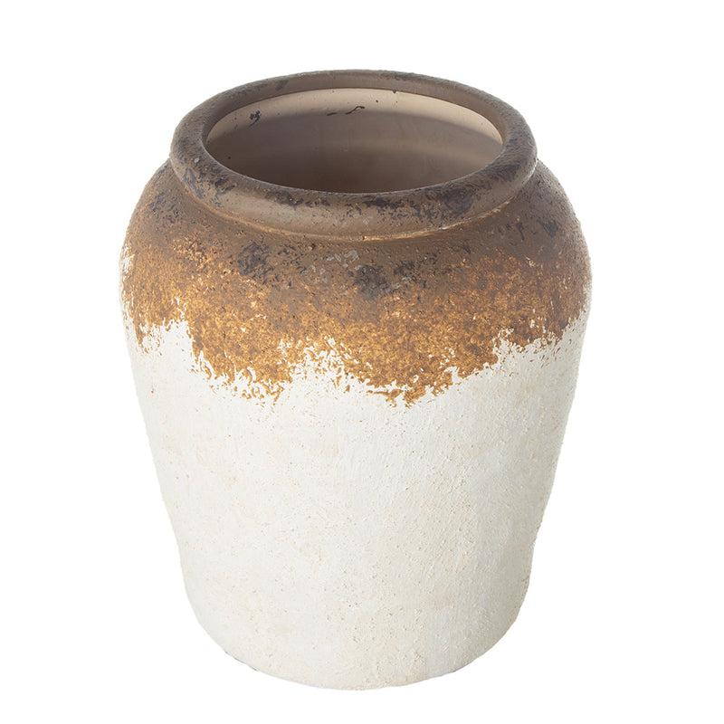 Vintage Ceramic Vase Medium-Dovetailed &amp; Doublestitched