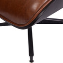 Vintage Eames Replica Chair & Ottoman Set-Dovetailed &amp; Doublestitched