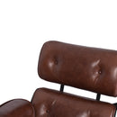 Vintage Eames Replica Chair & Ottoman Set-Dovetailed &amp; Doublestitched