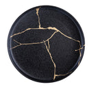 Wabi-Sabi Small Plate - Black-Dovetailed &amp; Doublestitched