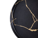 Wabi-Sabi Small Plate - Black-Dovetailed &amp; Doublestitched