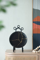 Wabi-Sabi Small Plate - Black-Dovetailed &amp; Doublestitched