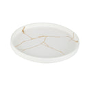 Wabi-Sabi Small Plate - White-Dovetailed &amp; Doublestitched