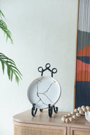 Wabi-Sabi Small Plate - White-Dovetailed &amp; Doublestitched