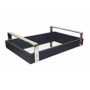 Wood Tray With Handle Large-Dovetailed &amp; Doublestitched
